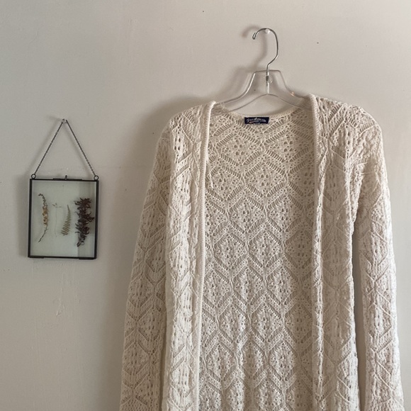 Freshman Sweaters - Crochet cardigan
